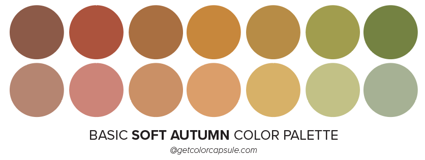 Soft Autumn Color Palette